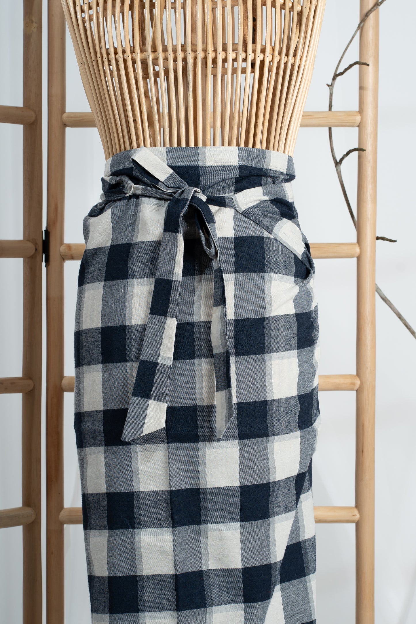 Sejiwa Non-Slit Instant Pareo in Checkered