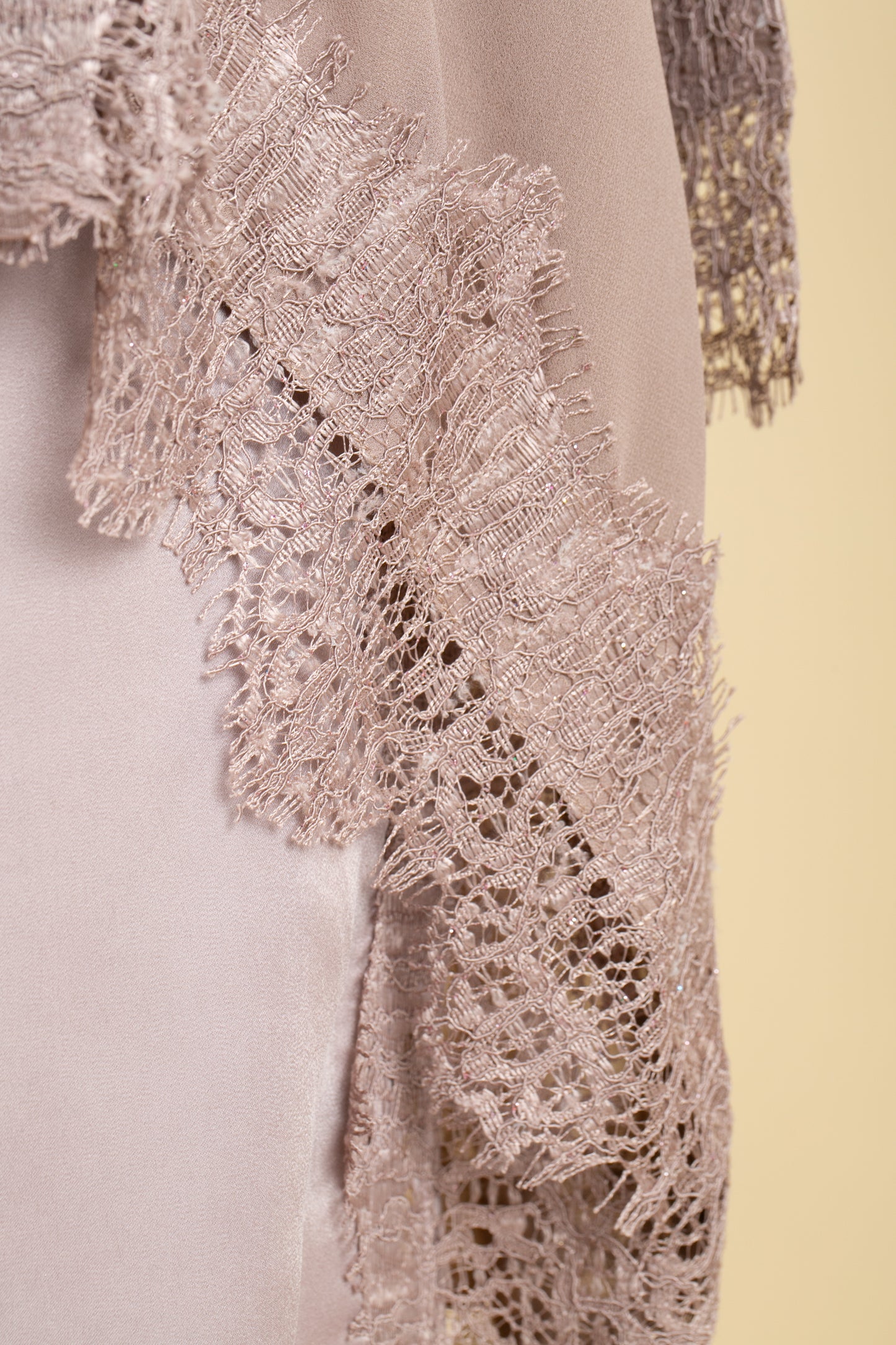 Lelia Kebaya Lace Set in Taupe