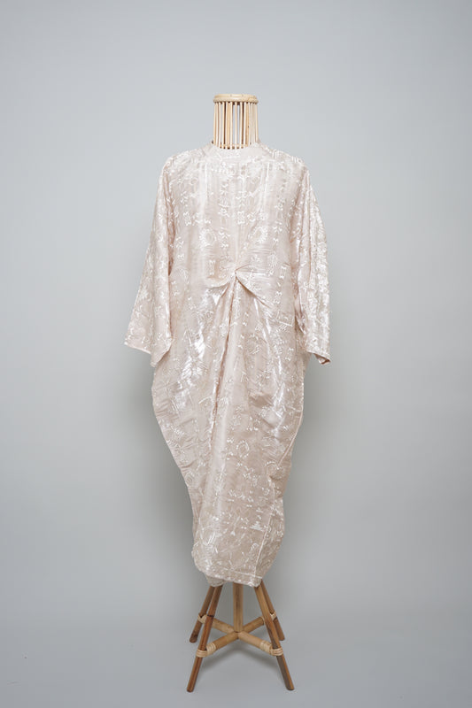 Kesuma Orked Kaftan in Cream