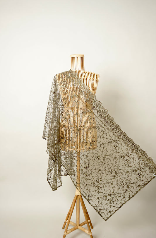 Rimba Sekar Selendang in Moss Green