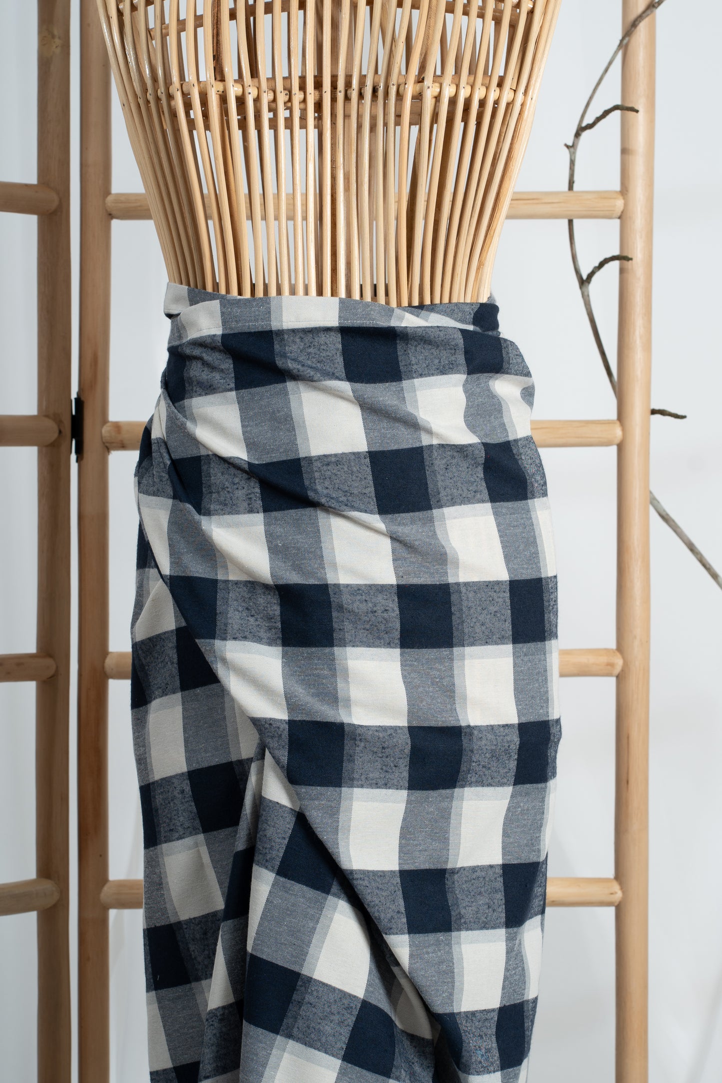 Sejiwa Non-Slit Instant Pareo in Checkered