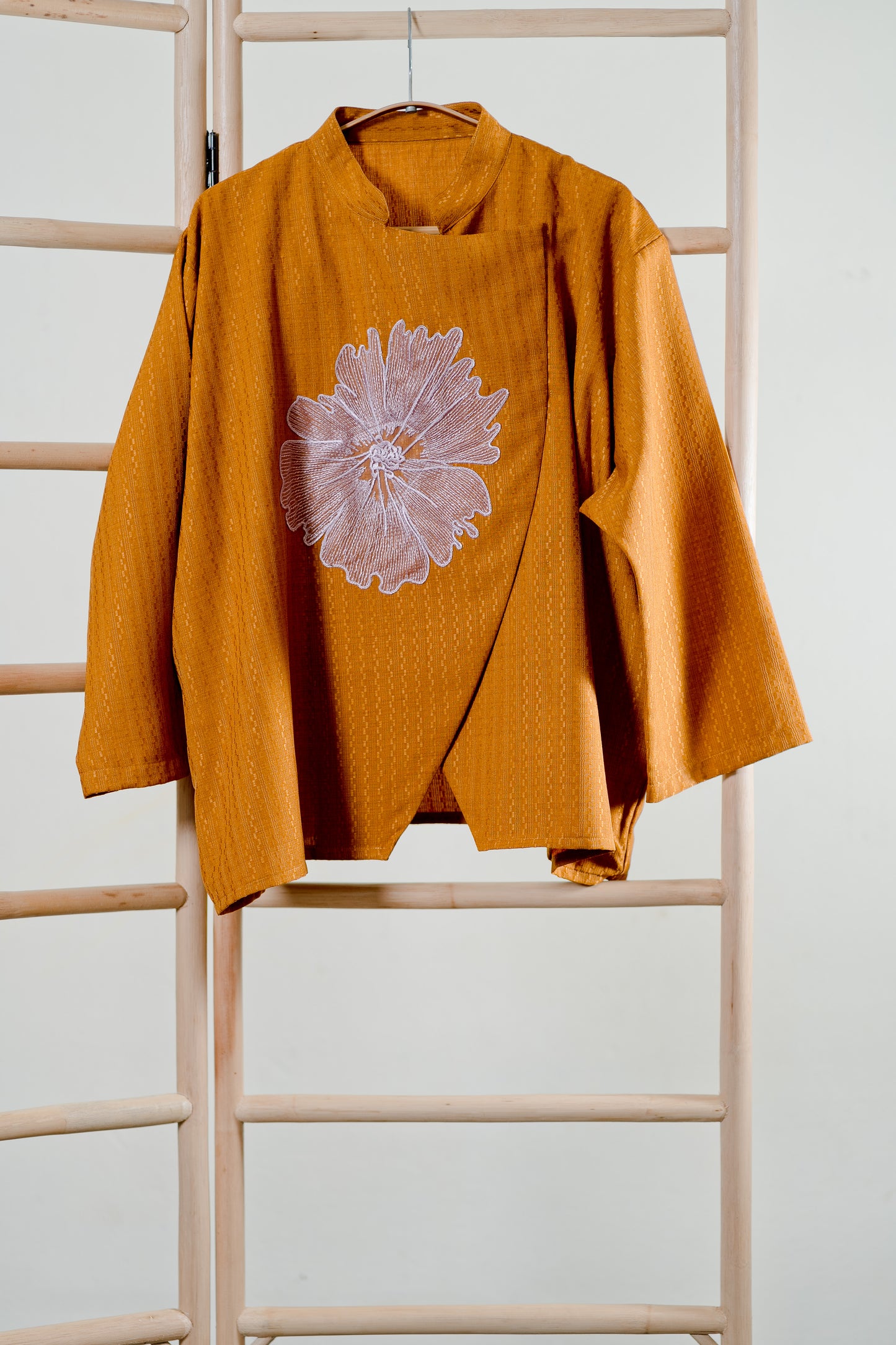 Kuntum Janggan Boxy Top in Copper