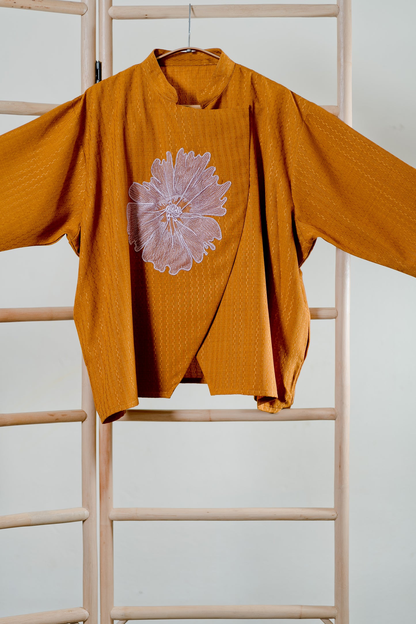 Kuntum Janggan Boxy Top in Copper