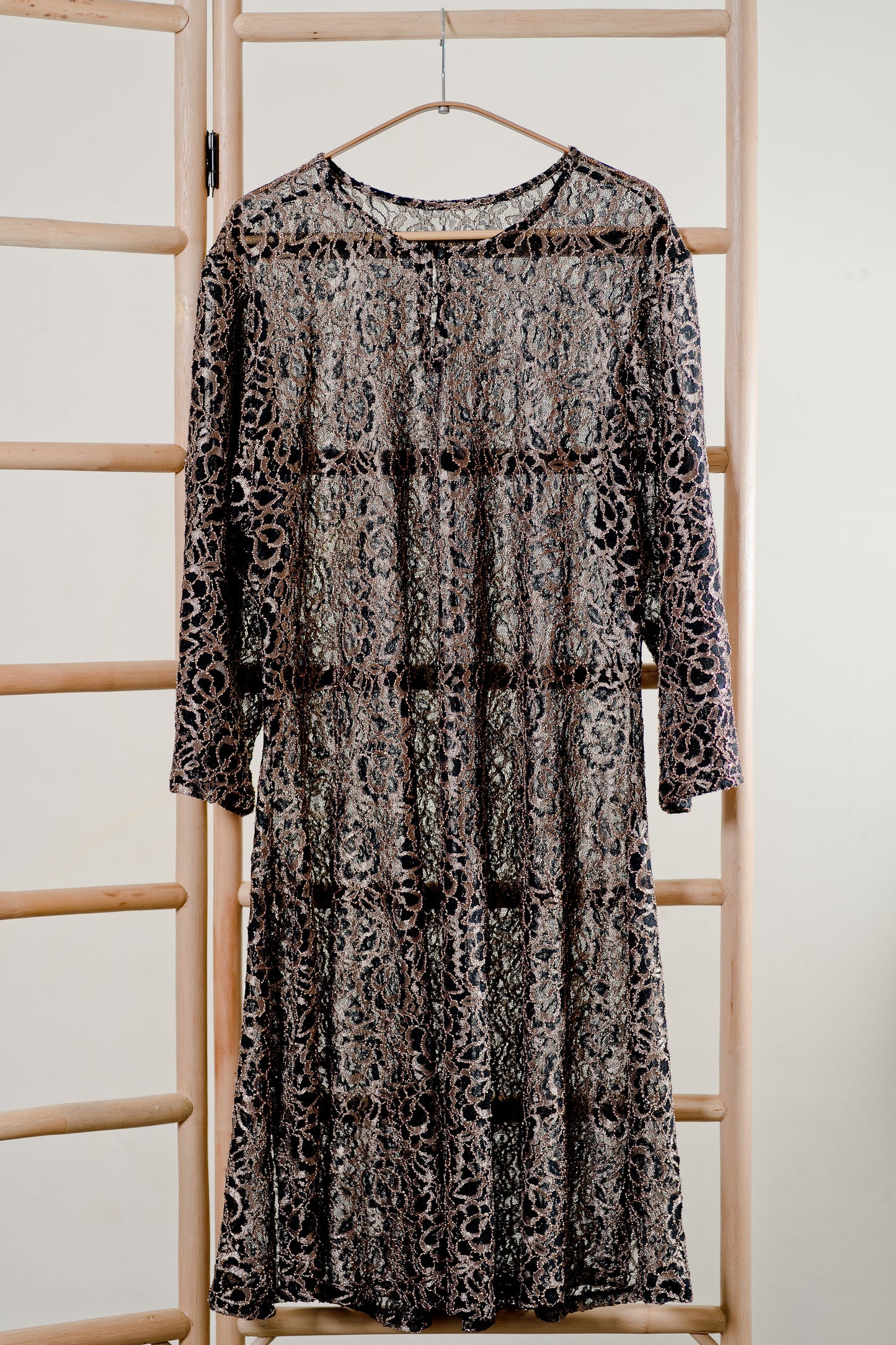 Asmara Lace Kurung Top in Black