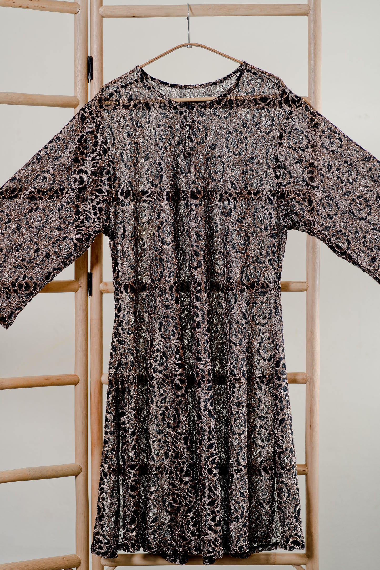 Asmara Lace Kurung Top in Black