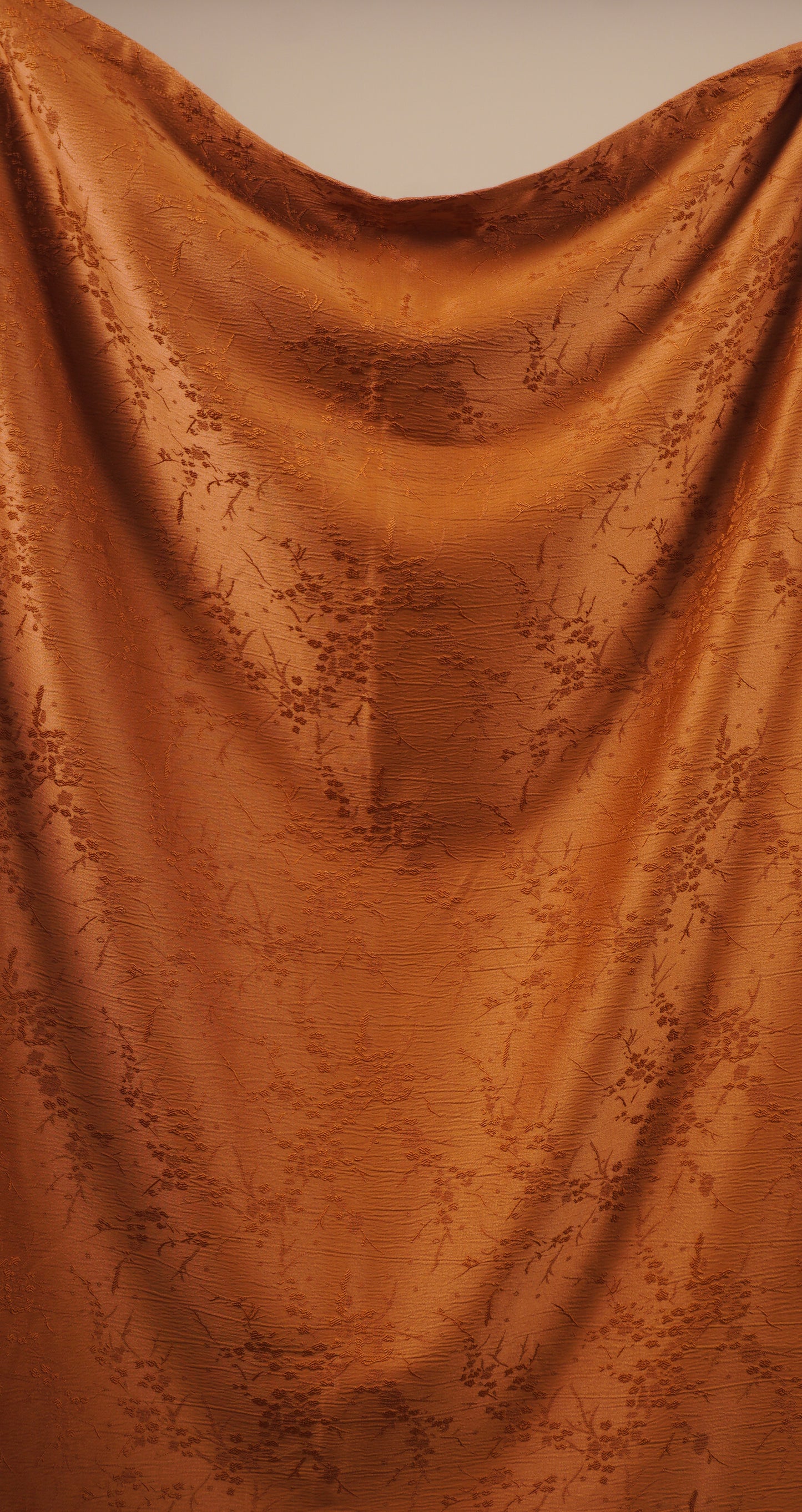 Indah Non-Slit Instant Embossed Pareo in Burnt Copper