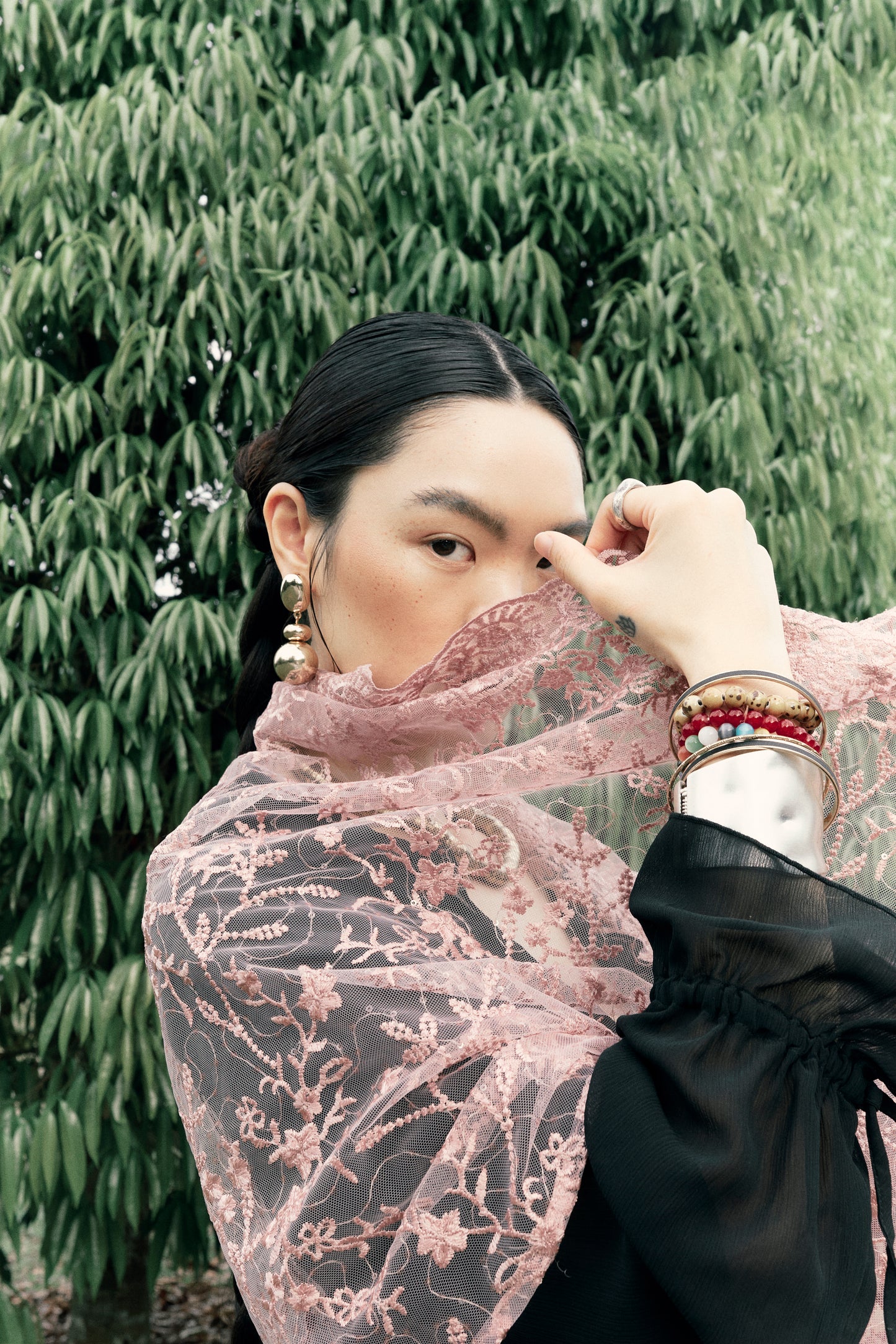 Rimba Sekar Selendang in Soft Pink
