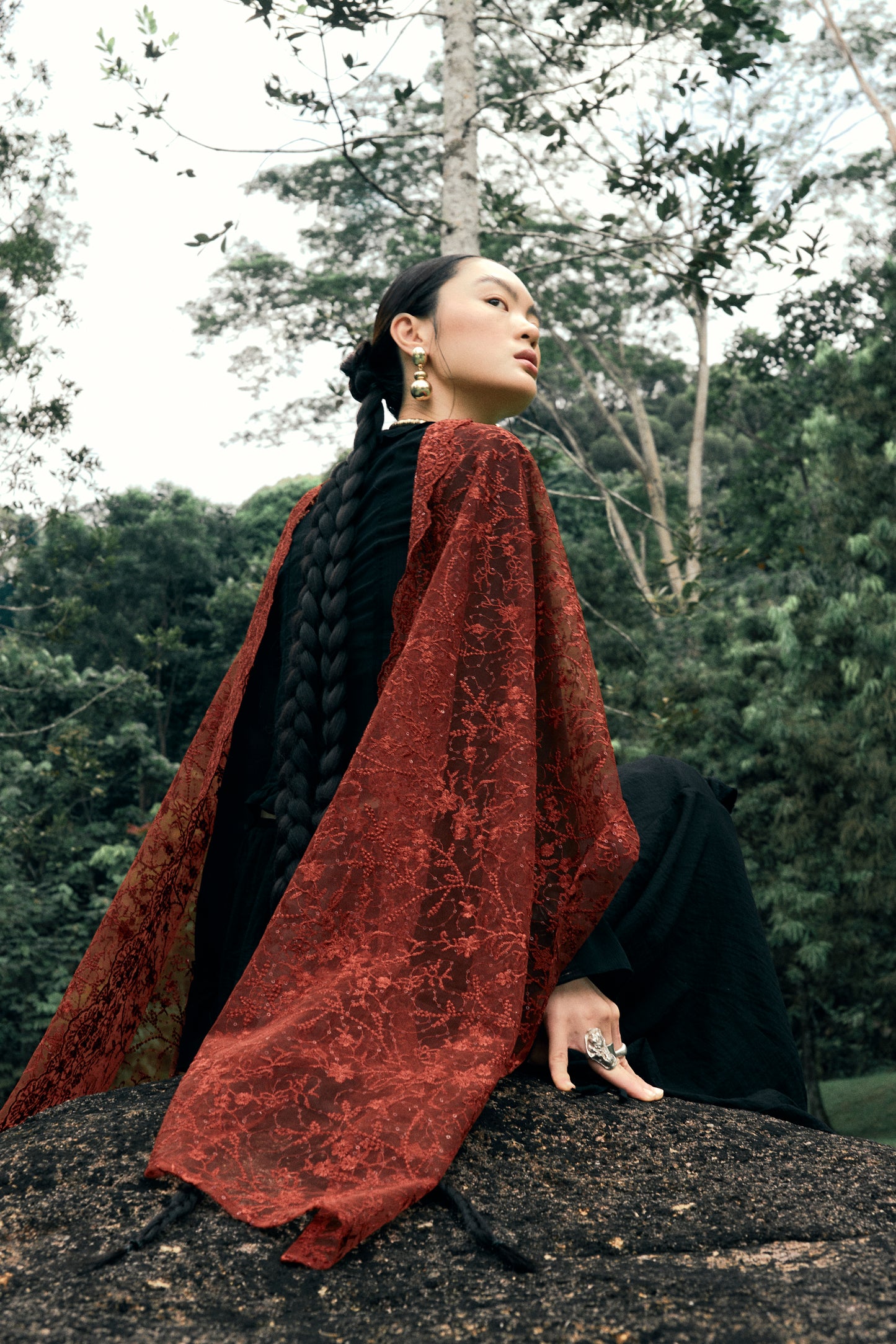 Rimba Sekar Selendang in Brick Terracotta