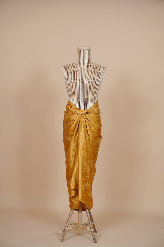 Indah Non-Slit Instant Embossed Pareo in Copper