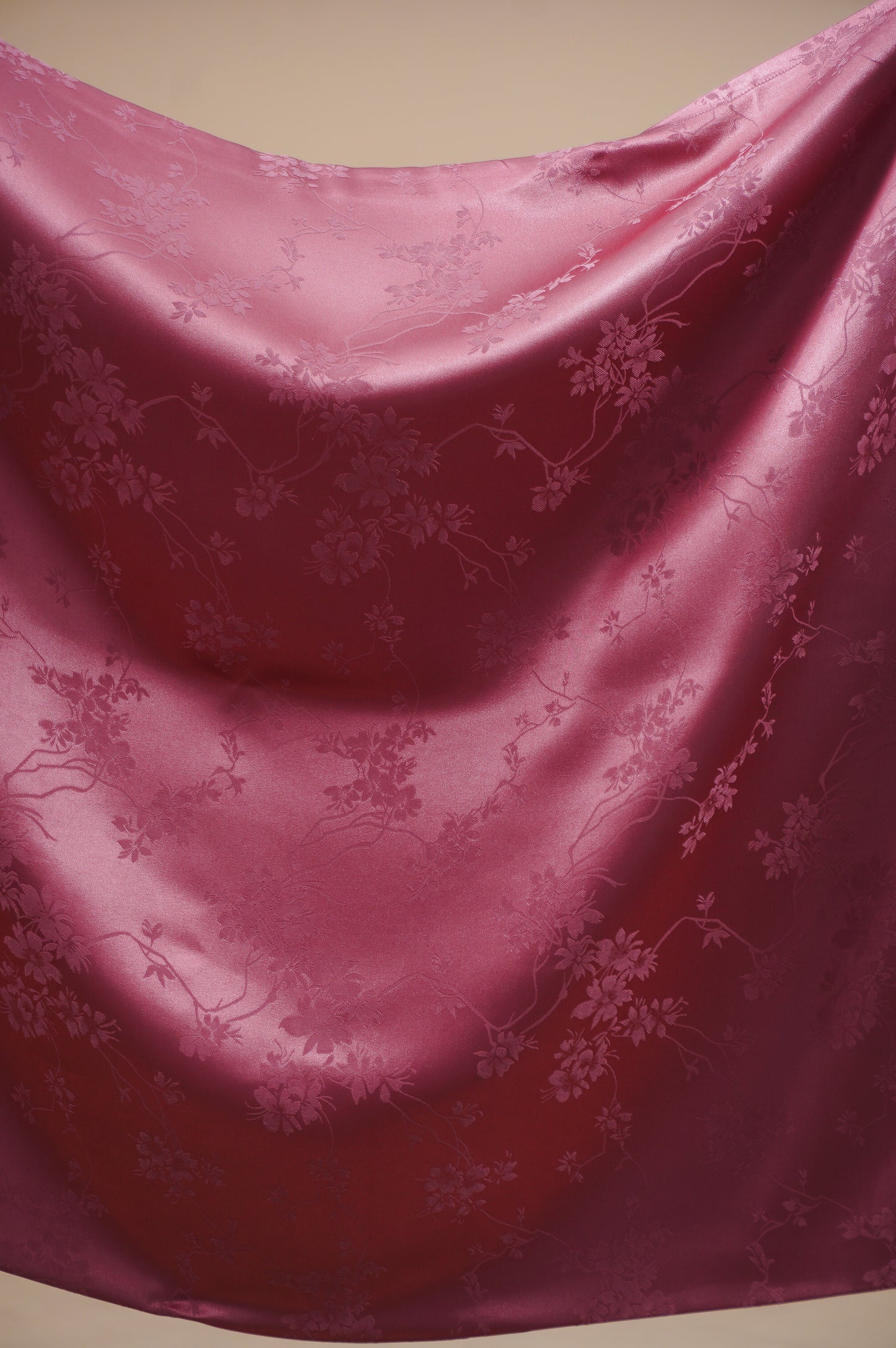 Indah Non-Slit Instant Embossed Pareo in Pink Rose