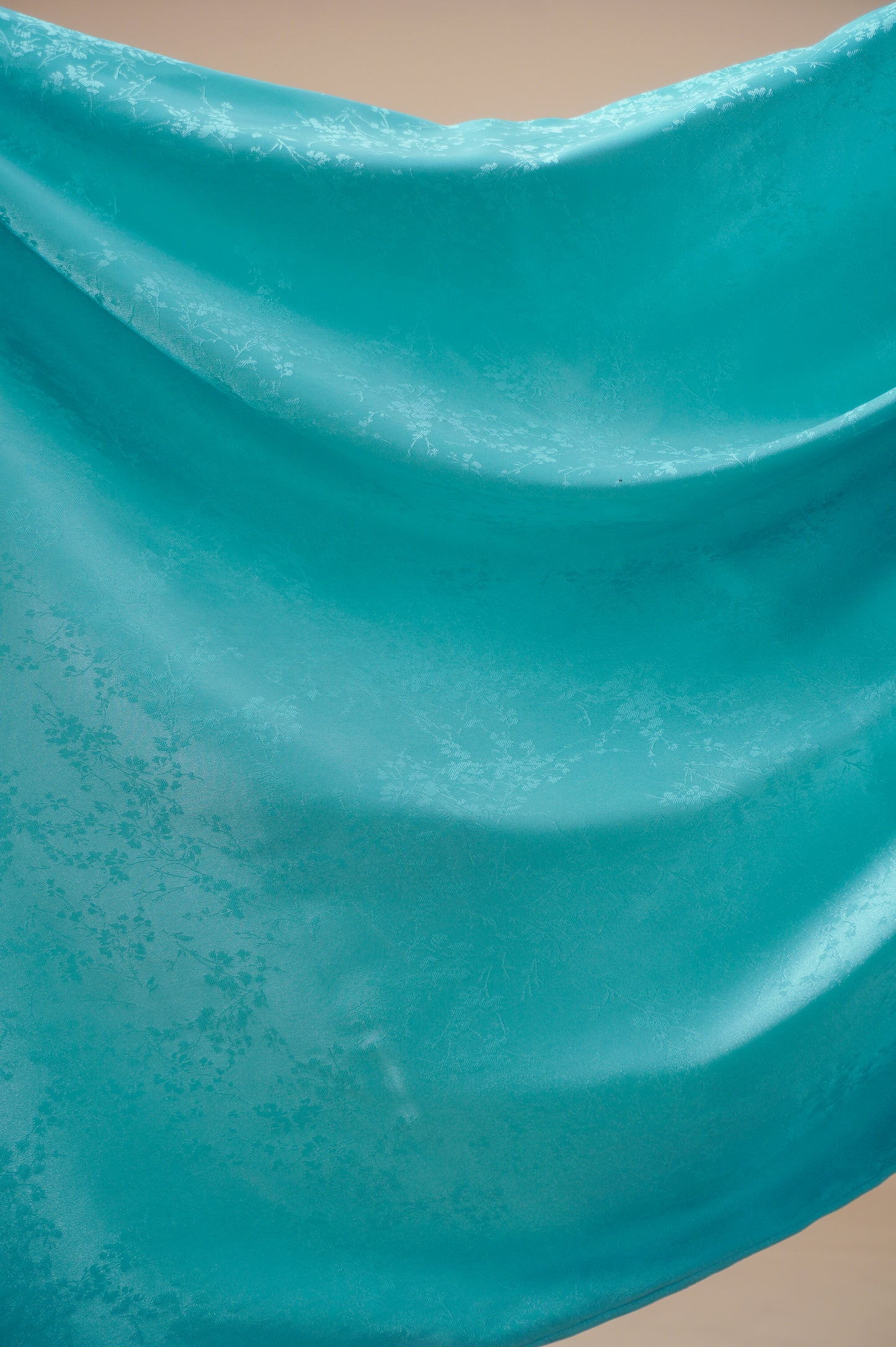 Indah Non-Slit Instant Embossed Pareo in Soft Turquoise