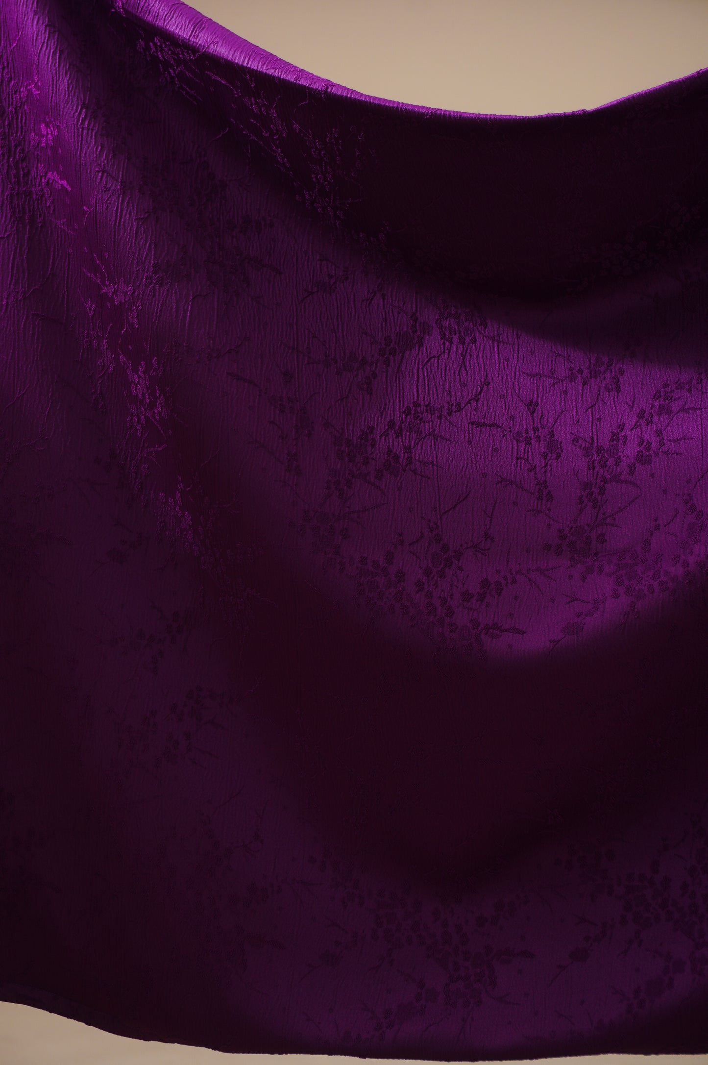 Indah Non-Slit Instant Embossed Pareo in Royal Plum